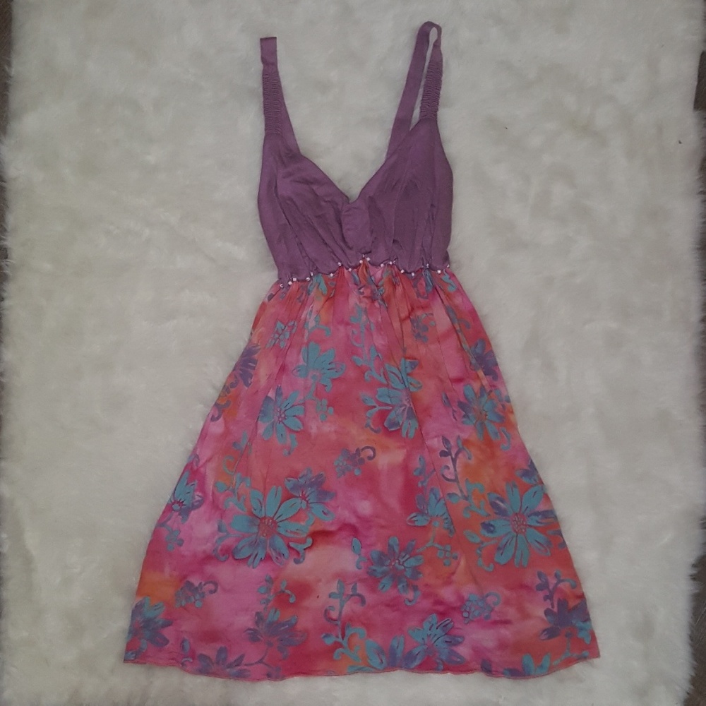 Pink and lavender cover up